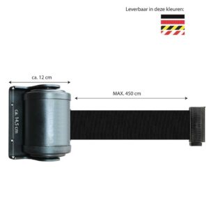 Wandhalter Kunststoff - 4,5 Meter Zugband